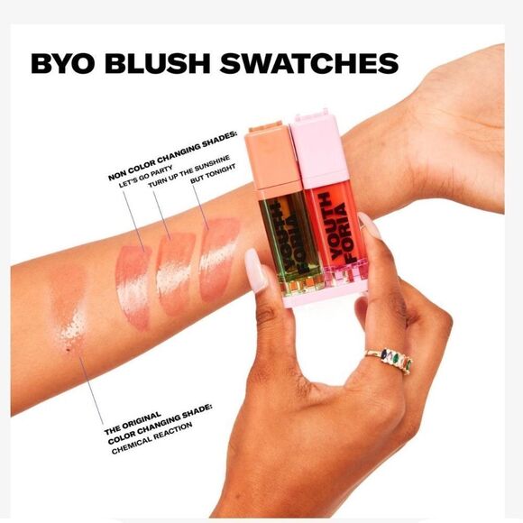 YOUTHFORIA BYO BLUSH, Blush Oil Color: Let's Go Party Orange Marigold - Picture 7 of 12